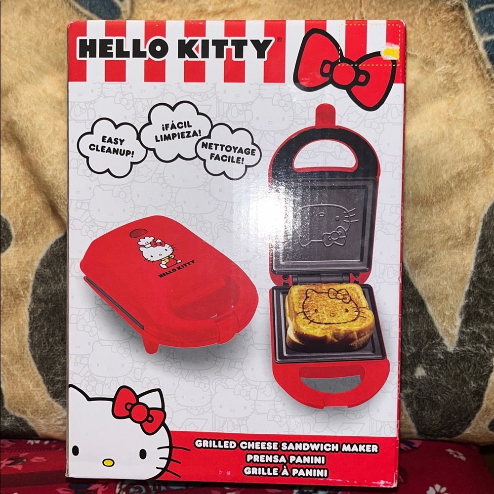 Hello Kitty Grilled Cheese Sandwich Maker, NEW